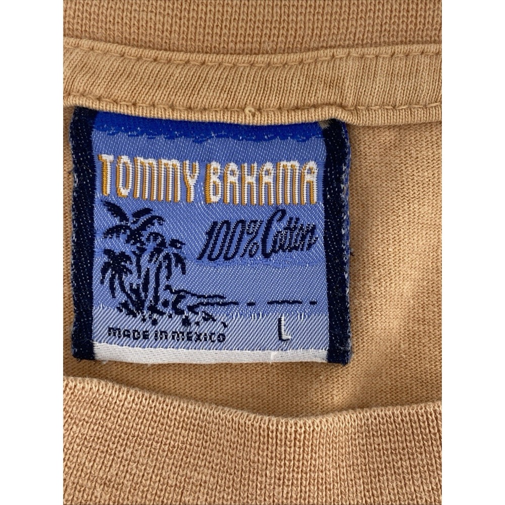 TOMMY BAHAMA Vintage Motor Works Jaguar‎ XK150 T Shirt  100% Cotton Men's Large - Picture 6 of 7